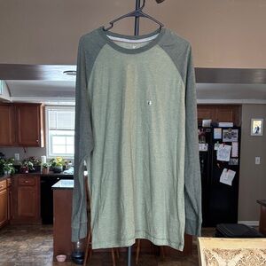 Outdoor Life Two-Tone Green Long Sleeve Shirt
